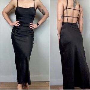 House of Harlow size small Elegant Black Maxi Dress